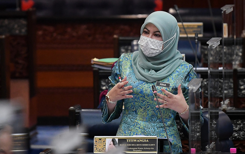 Rina Harun: 9,015 domestic violence cases reported during Covid-19 pandemic