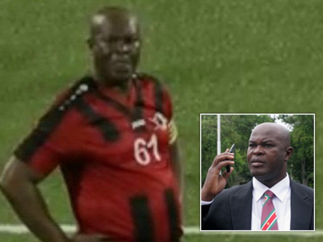 Suriname’s 60-year-old vice president picks himself to start crunch cup match; doesn’t go well