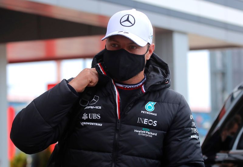 Motor racing - Bottas leads Mercedes one-two in first Russian GP practice
