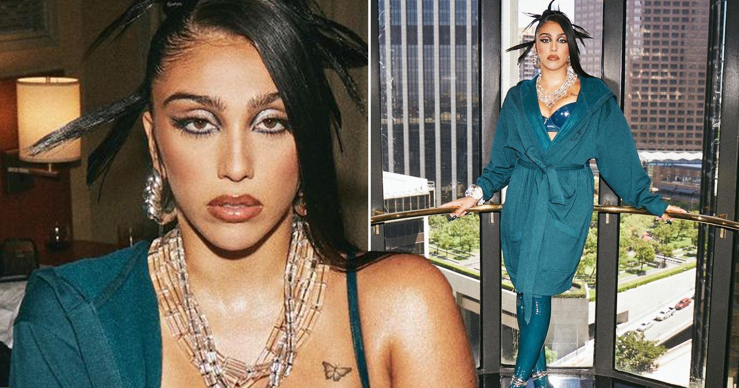 Madonnas Daughter Lourdes Slays In Mini Lingerie Shoot Ahead Of Rihannas Savage X Fenty 4752