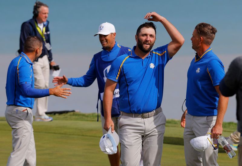 Golf - Europe post first point but U.S. move 3-1 ahead after Ryder Cup foursomes