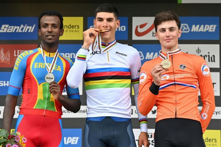 Ghirmay sets African milestone at cycling world championships