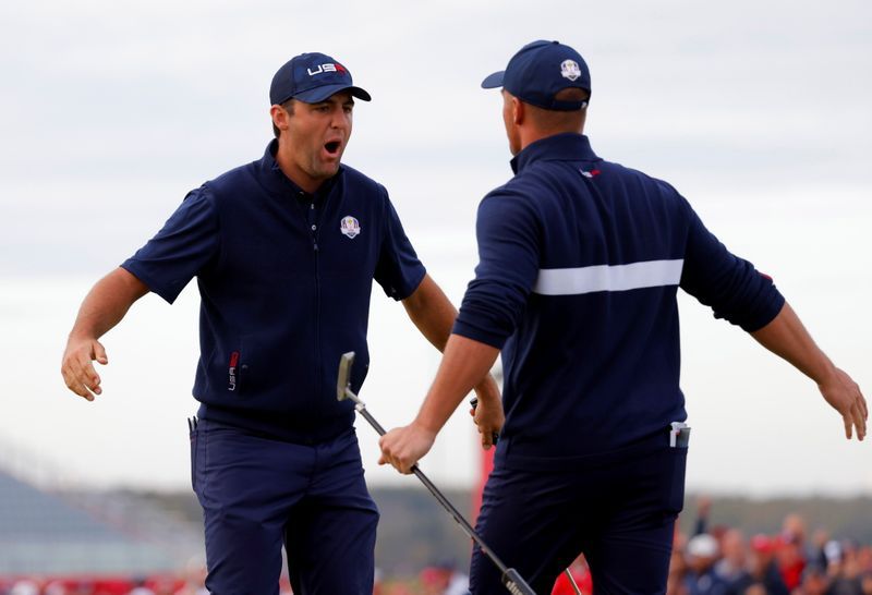 Golf-U.S. players getting Ryder Cup celebrations started early