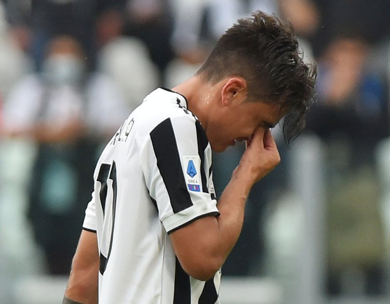 Soccer-Joy and tears for Dybala as Juventus beat Sampdoria in first home win