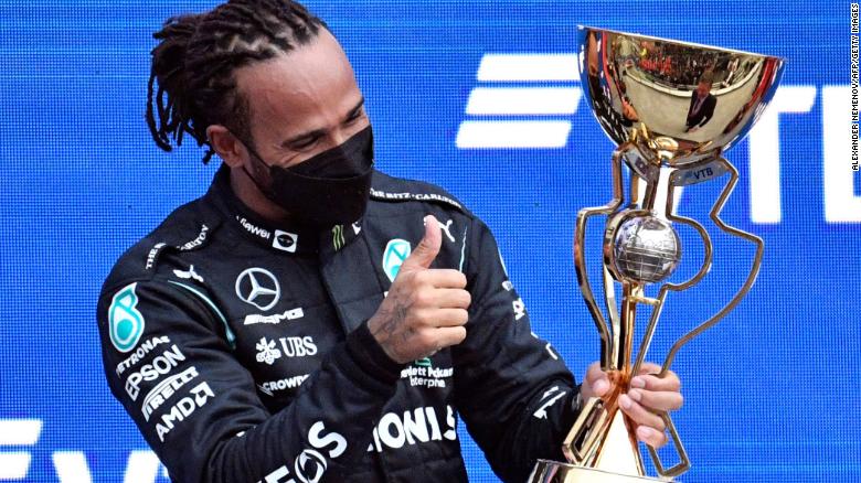 Lewis Hamilton claims historic 100th Formula 1 victory at Russian Grand Prix