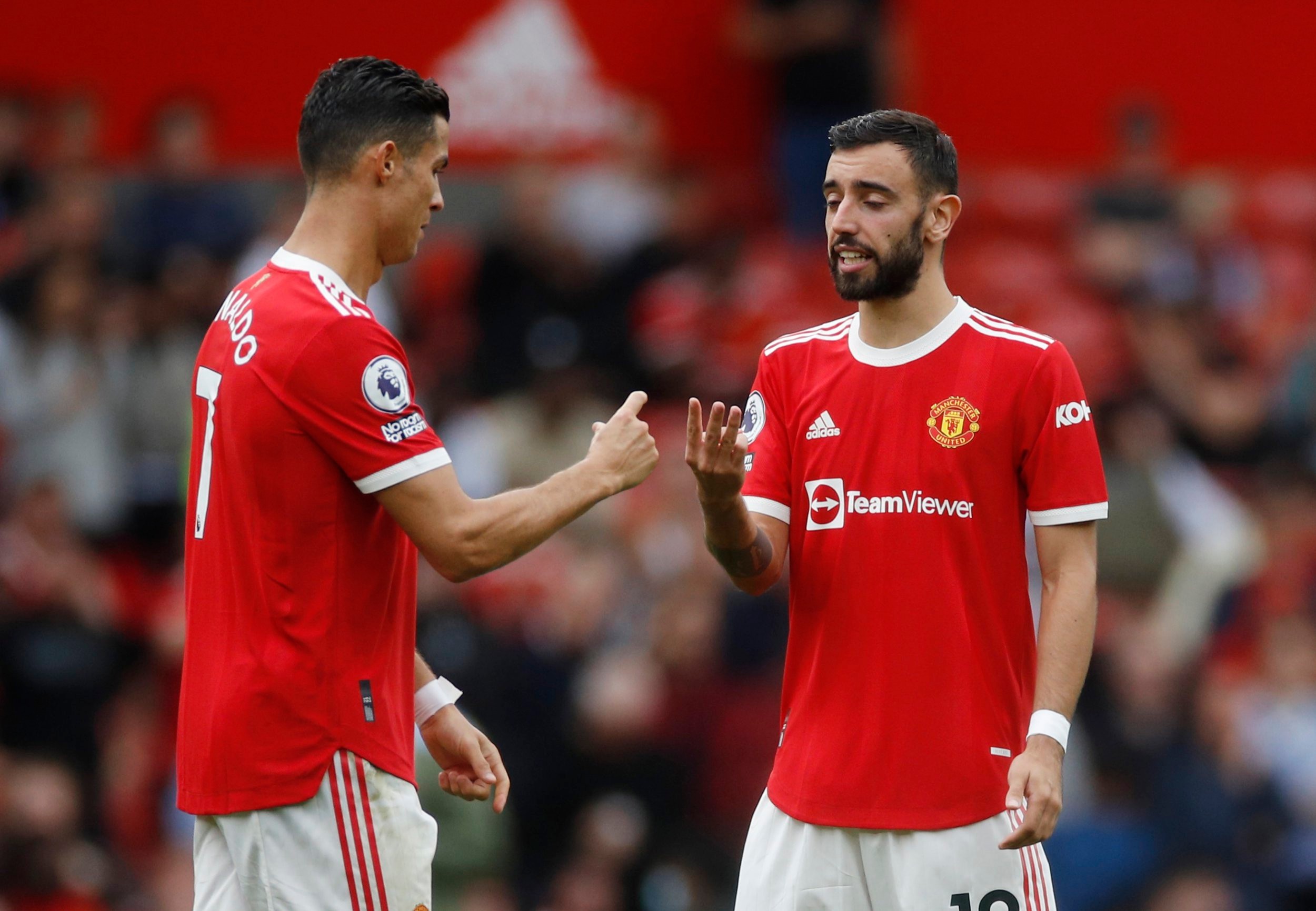 Ole Gunnar Solskjaer responds to calls for Cristiano Ronaldo to take Manchester United’s penalties after Bruno Fernandes’ miss