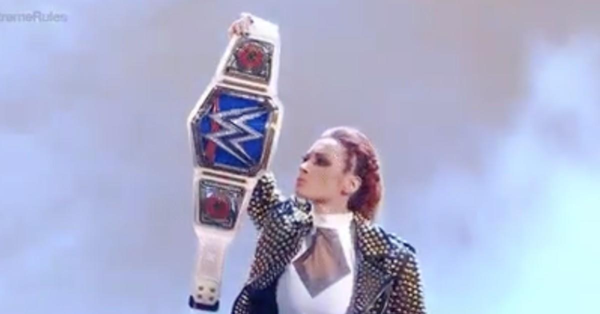 Becky Lynch Escapes WWE Extreme Rules as SmackDown Women's Champion