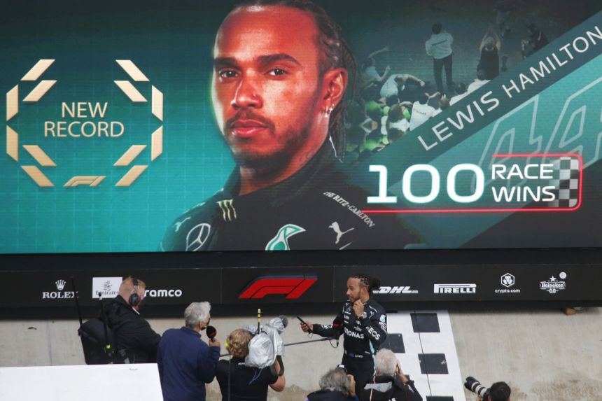 Formula One: Lewis Hamilton wins 100th Grand Prix after Sochi triumph