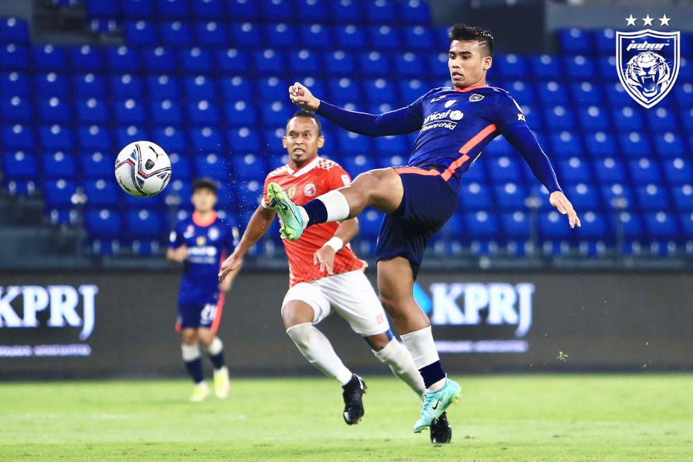Malaysia Cup: JDT score a goal in each half for comfortable win over Kelantan