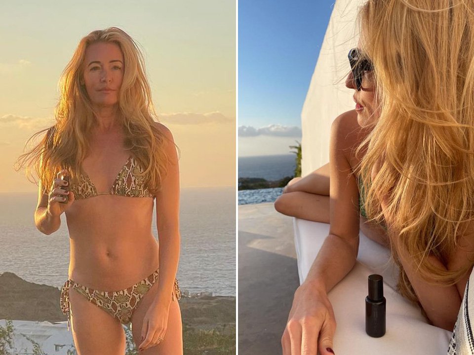 Cat Deeley shows off incredible figure in bikini shots from Greek holiday