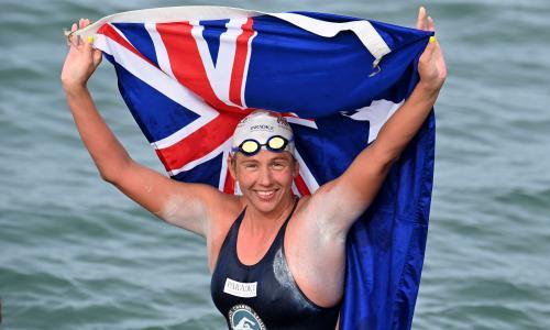 Chloë McCardel swims Channel for record-breaking 44th time