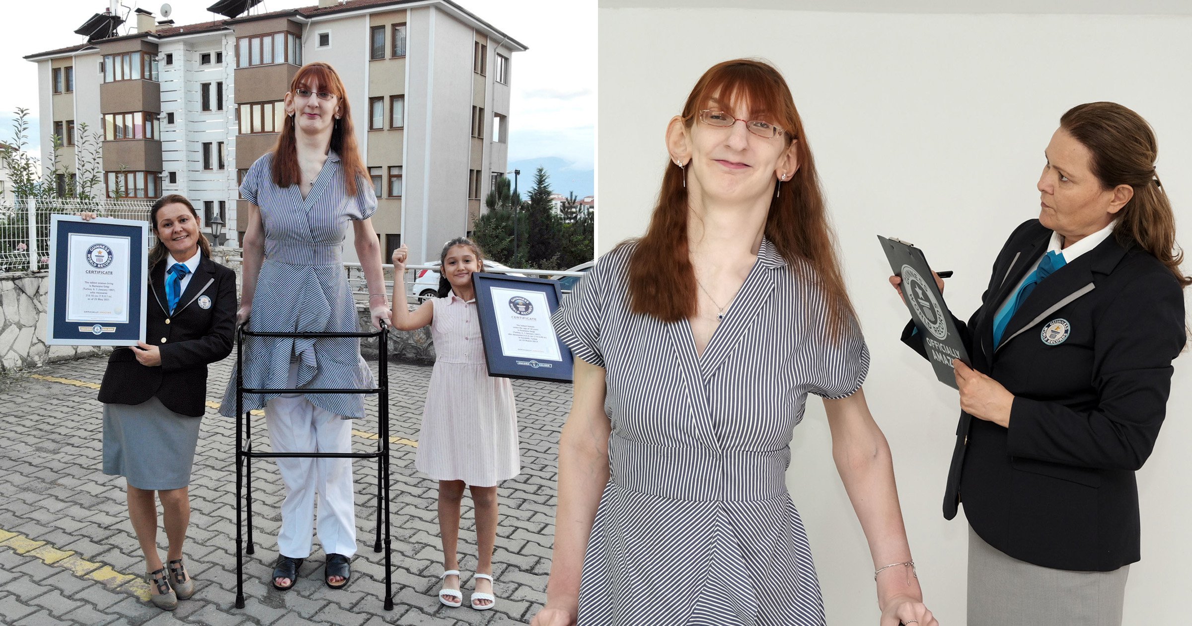 World’s tallest living woman is more than 7ft tall