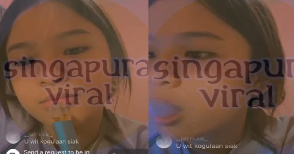 Xmm film herself vaping so that she can help police identify her