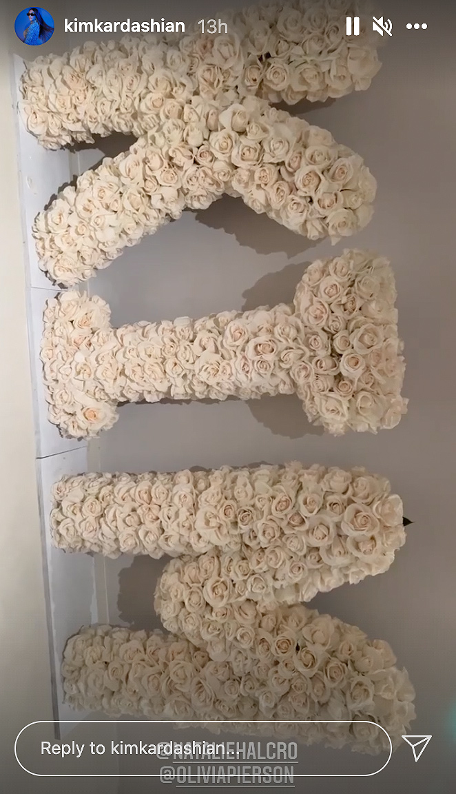 Kim Kardashian Shows Off the Room Full of Flower Arrangements She Received on Her 41st Birthday