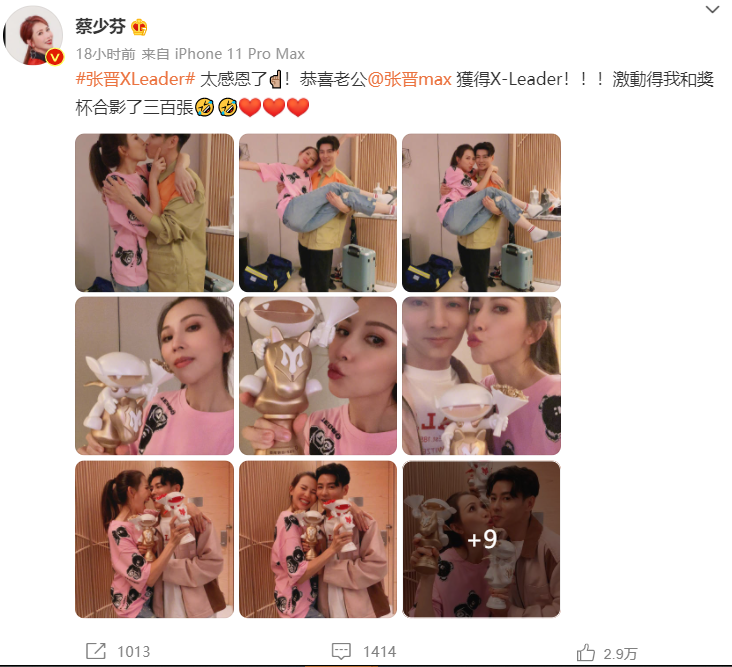 《披哥》落幕，袁咏仪、应采儿、蔡少芬太激动，都在微博表白老公