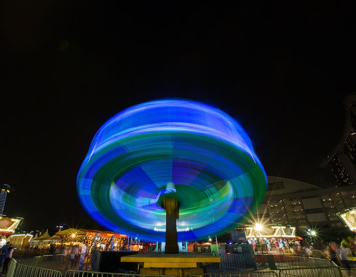 Inflatable Slides, Carnival Rides and Games: Dino Inflatable Park D’Ultimate Xcape @ Downtown East!