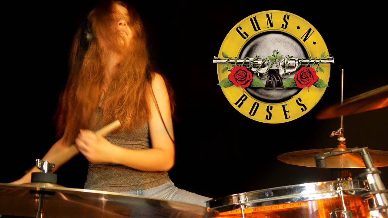 Paradise City (Guns N' Roses);  drum cover by Sina