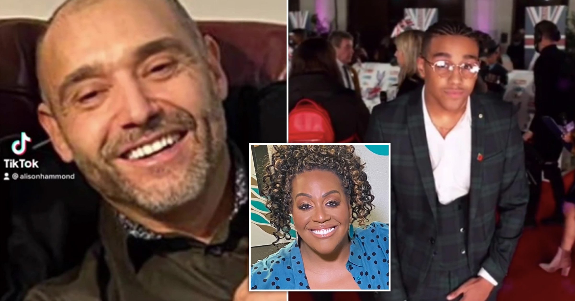 Alison Hammond shares rare photo of ex-husband in TikTok challenge with her son Aidan