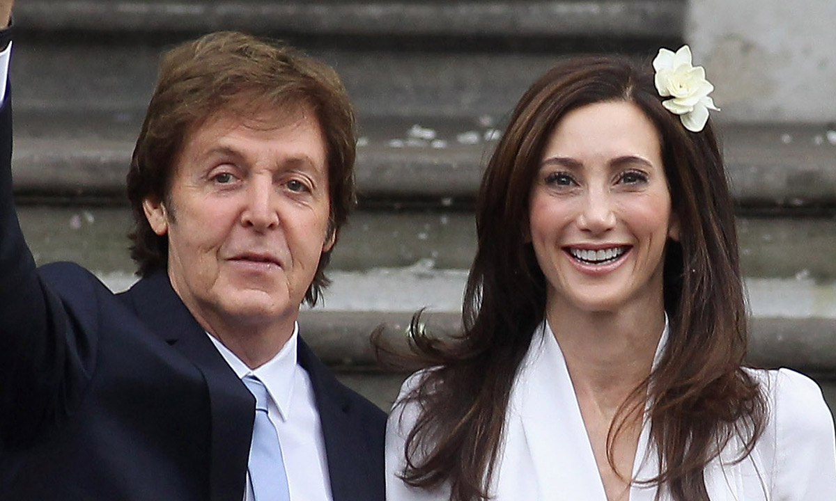Nancy Shevell's unconventional wedding dress to marry Sir Paul McCartney had chic royal vibes