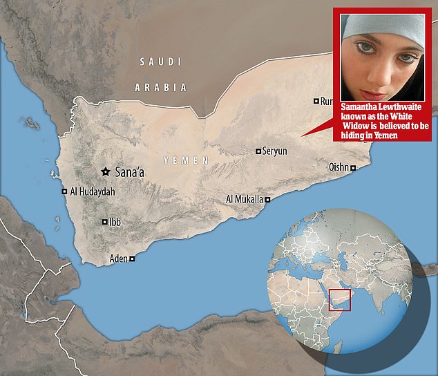 World's most wanted woman British 'White Widow' terrorist Samantha Lewthwaite, 37, is feared to be fighting with jihadis in war-torn Yemen