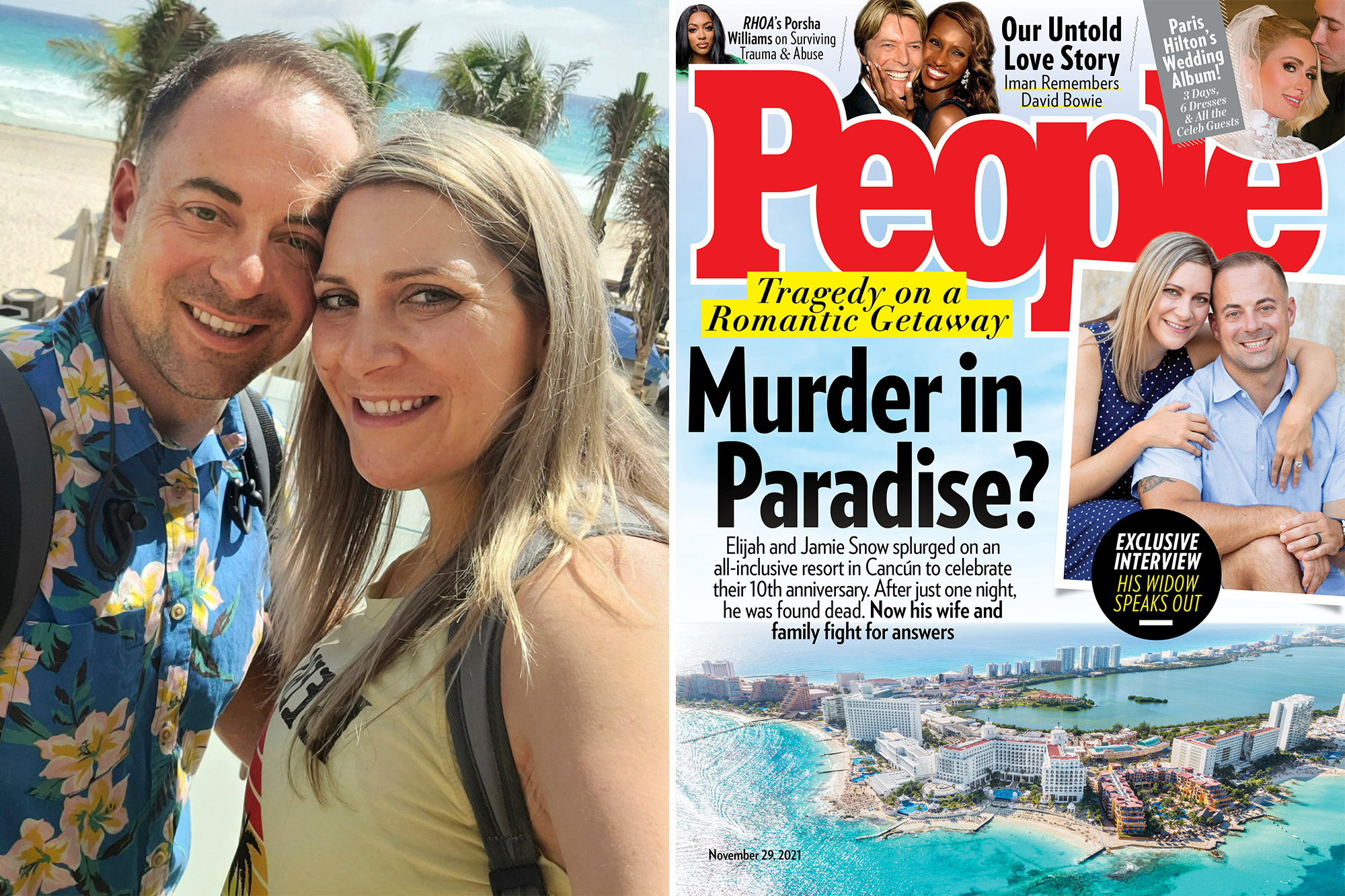 After Husband's Mysterious Cancún Death, Wife Shares Shocking Experience of Examining Body for Clues