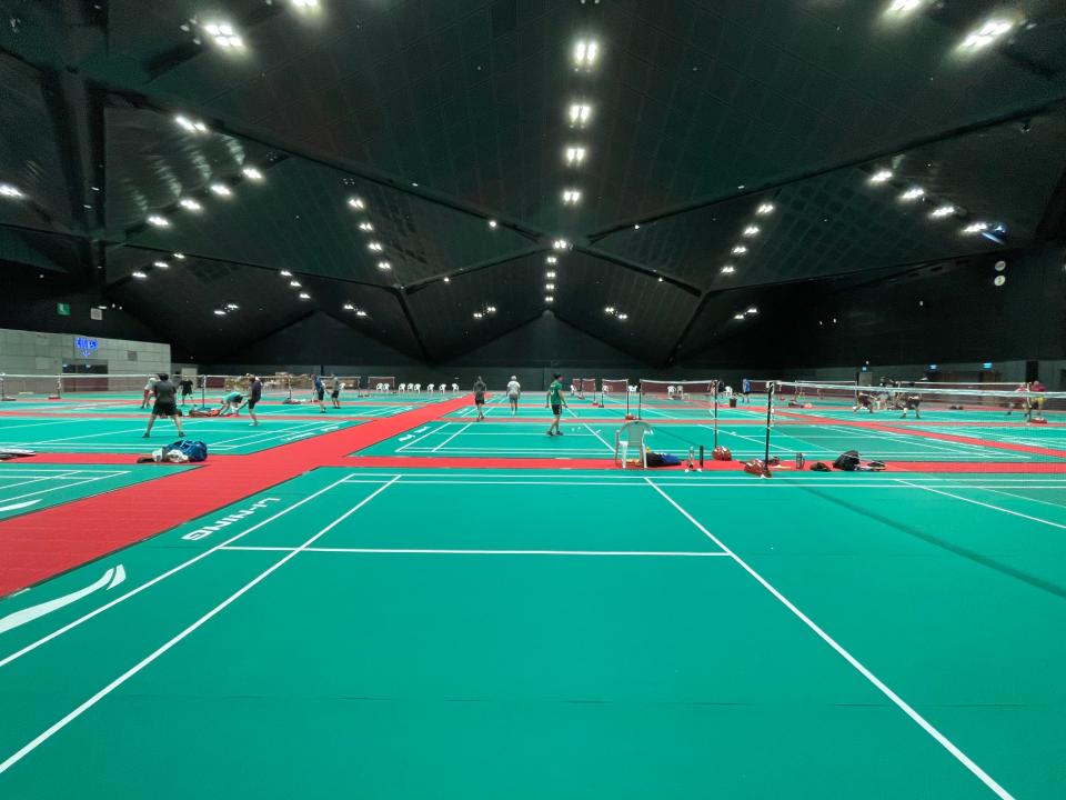 New 20-court badminton hall opens in Singapore at Suntec Convention Centre
