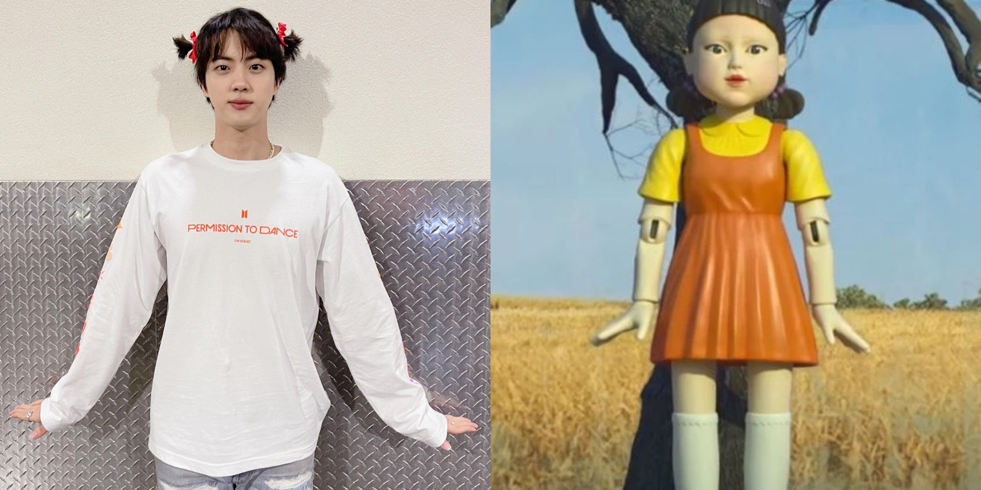 BTS' Jin channels Squid Game Doll in PERMISSION TO DANCE ON STAGE concert in LA – watch