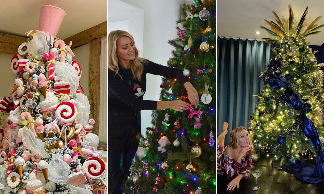 Best celebrity Christmas trees of all time: Amanda Holden, Alison Hammond, Tess Daly and more