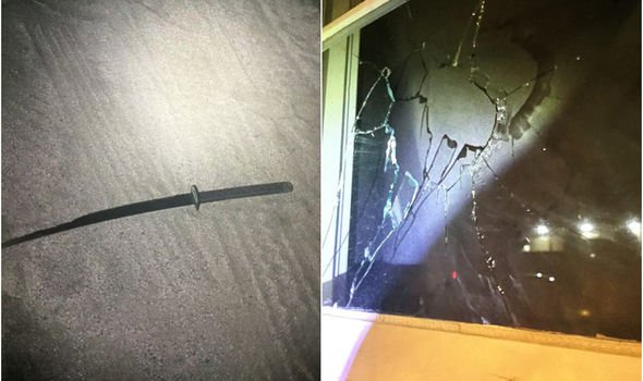 Man dressed as ninja shot and seriously injured after attacking police with a sword