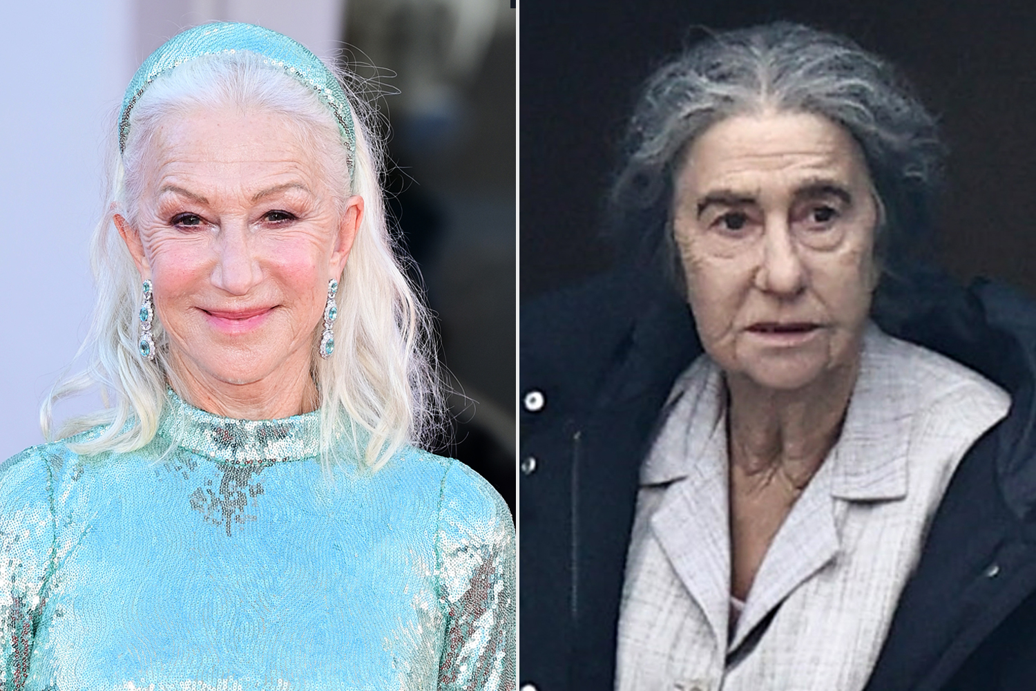 Helen Mirren Looks Unrecognizable as Former Israeli Prime Minister Golda Meir on Biopic Set