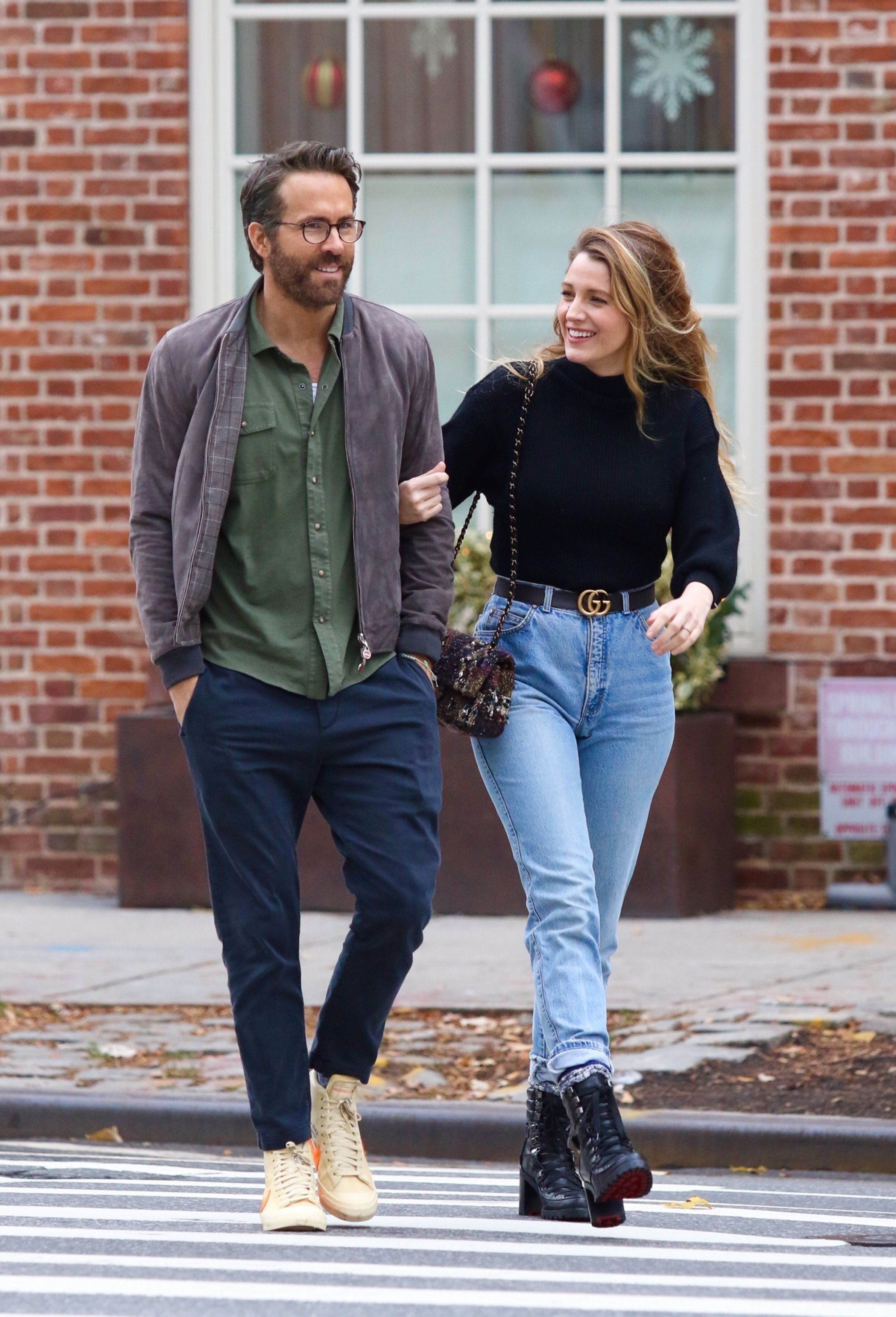 Blake Lively and Ryan Reynolds Looked Straight Out of a Holiday Rom-Com During a Stroll in NYC