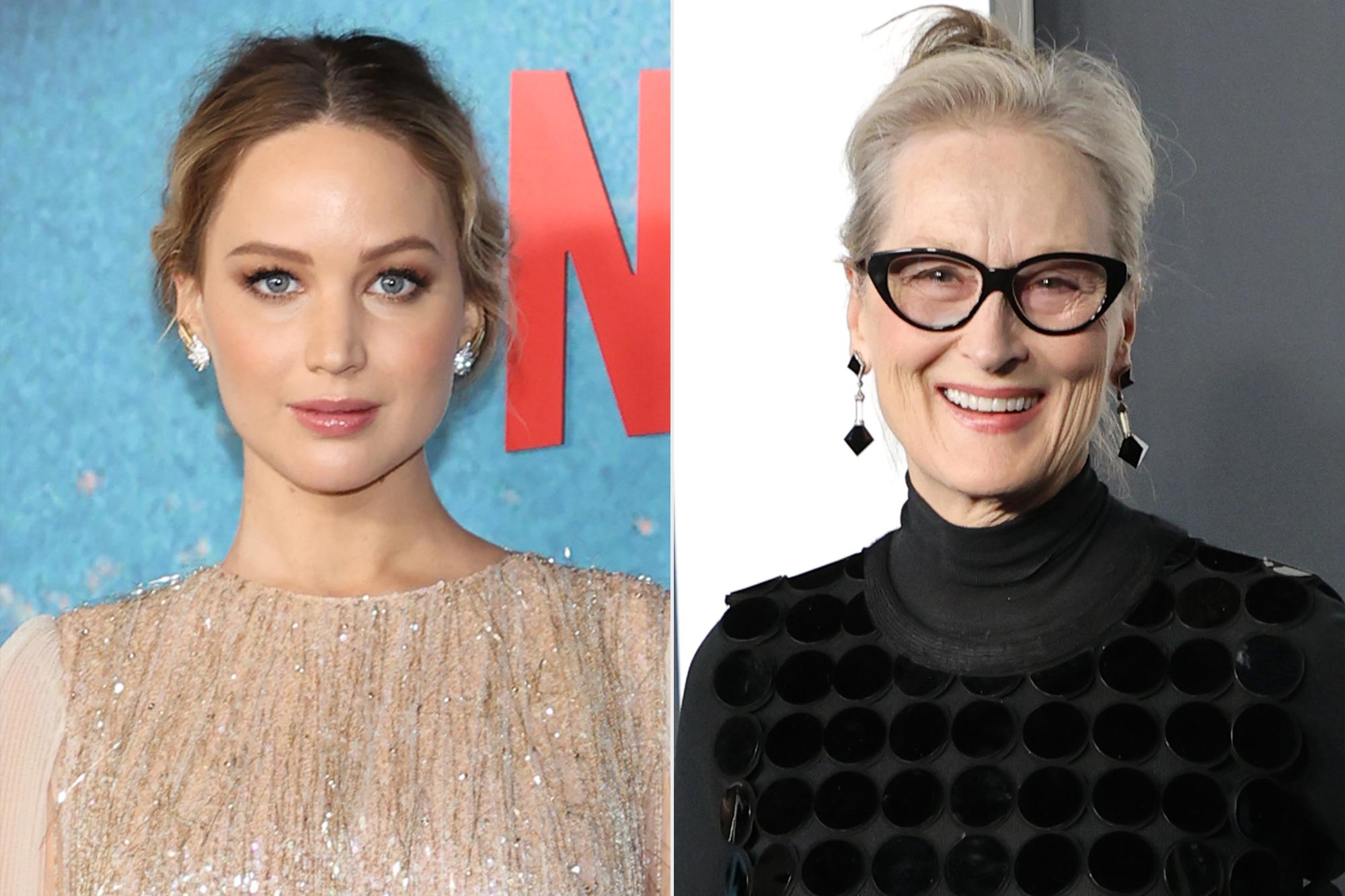 Jennifer Lawrence just realized Meryl Streep thought her costars were insulting her by calling her a GOAT