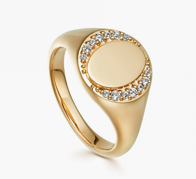 17 best signet rings for women - the 2021 pinky ring trend Meghan Markle loves