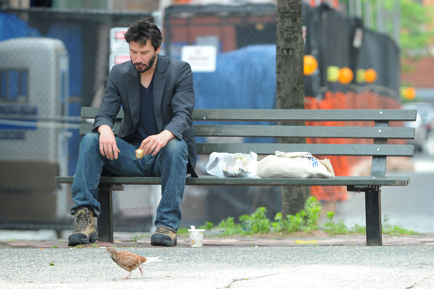 Keanu Reeves Insists He Wasn't Feeling Down When 'Sad Keanu' Photo Was Taken: 'I Was Hungry'