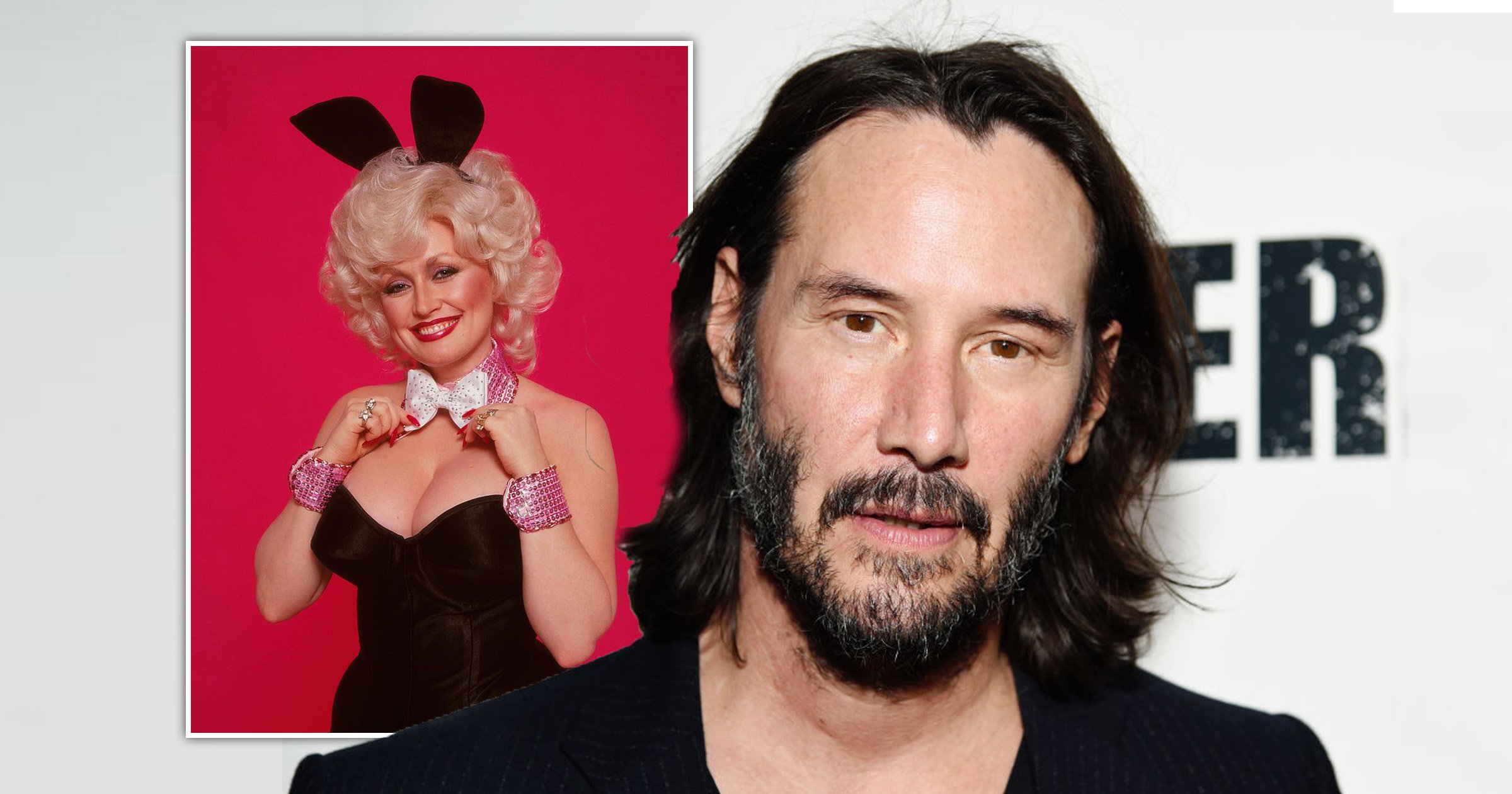 Keanu Reeves once wore Dolly Parton’s iconic Playboy bunny outfit as Halloween costume because why not?