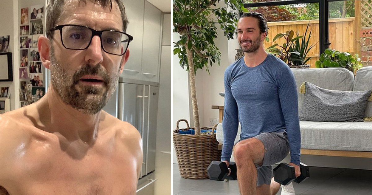 Louis Theroux teases us all with post-Joe Wicks workout thirst trap selfie as he urges people to ‘take care of yourselves’