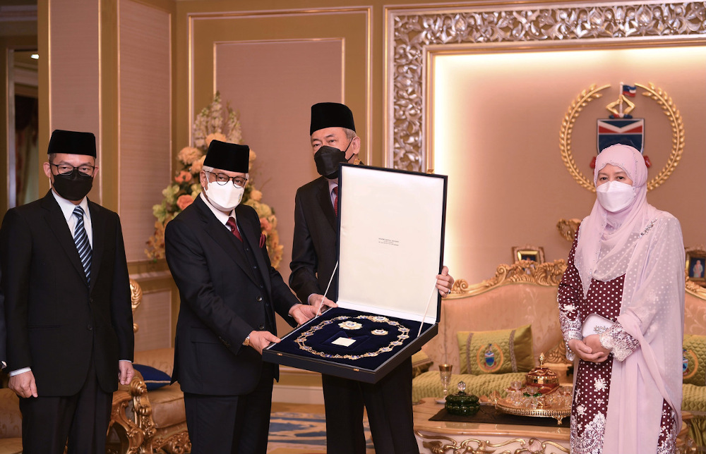 Penang Yang Dipertua Negeri conferred Sabah’s highest award