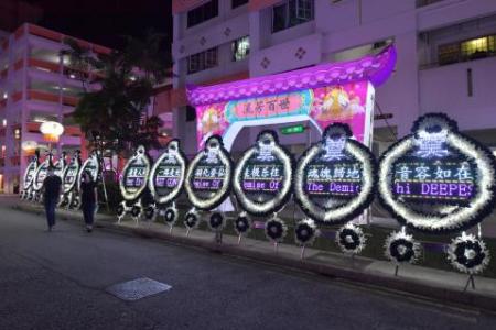 More people opting for funeral wreaths with LED lights and artificial flowers