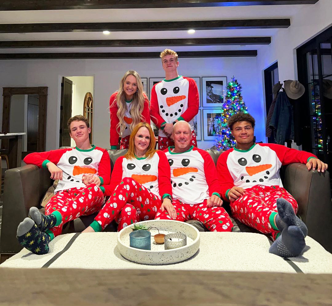 Ree Drummond's Kids Come Home for Christmas and Pose in Annual Matching PJs Pic!