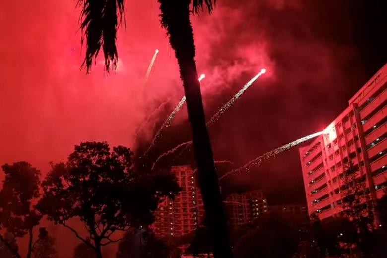 HDB block hit by stray projectile during Kembangan-Chai Chee New Year countdown fireworks display