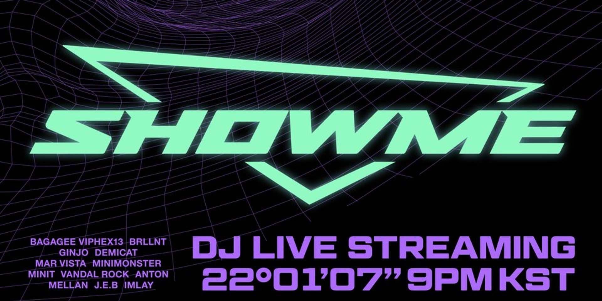 SM Entertainment's ScreaM Records to launch DJ Livestream 'SHOWME', featuring IMLAY, Anton, Mellan, Demicat, and more.