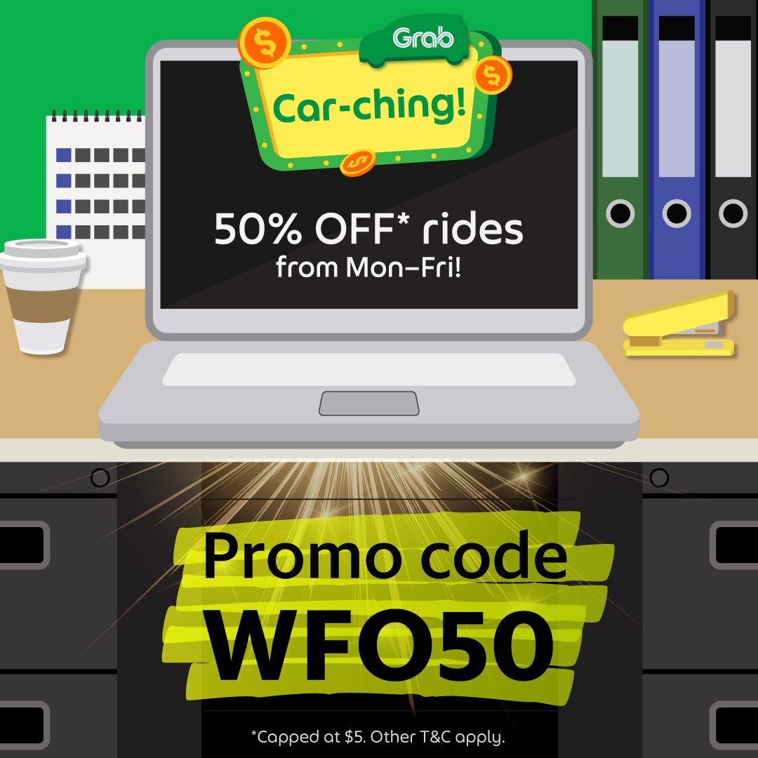 Grab has 50% off weekday rides till 9 Jan to help you reach office on time