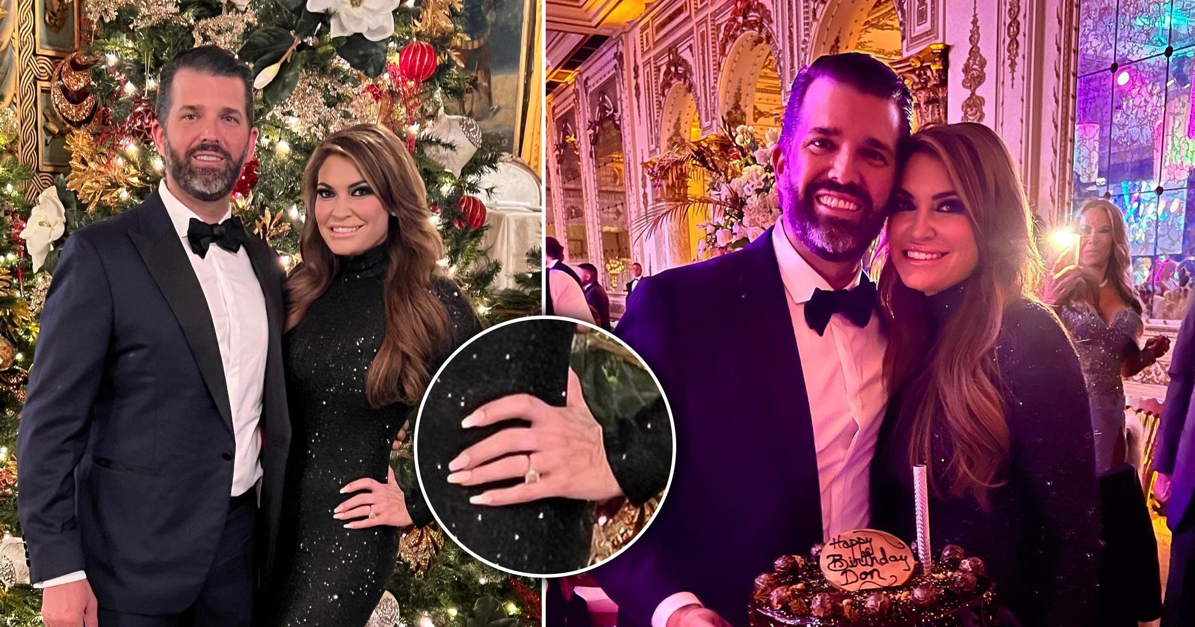 Donald Trump Jr and former Fox News host Kimberly Guilfoyle engaged after keeping proposal secret for a year