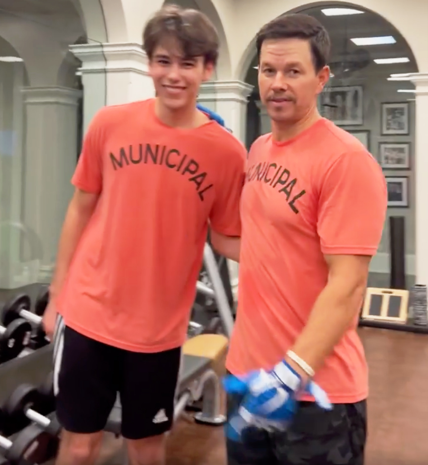 Mark Wahlberg Works Out with Daughter Ella's Boyfriend: 'A Great Young Man'