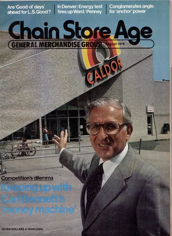 Carl Bennett, Founder of Caldor Discount Stores, Dies at 101