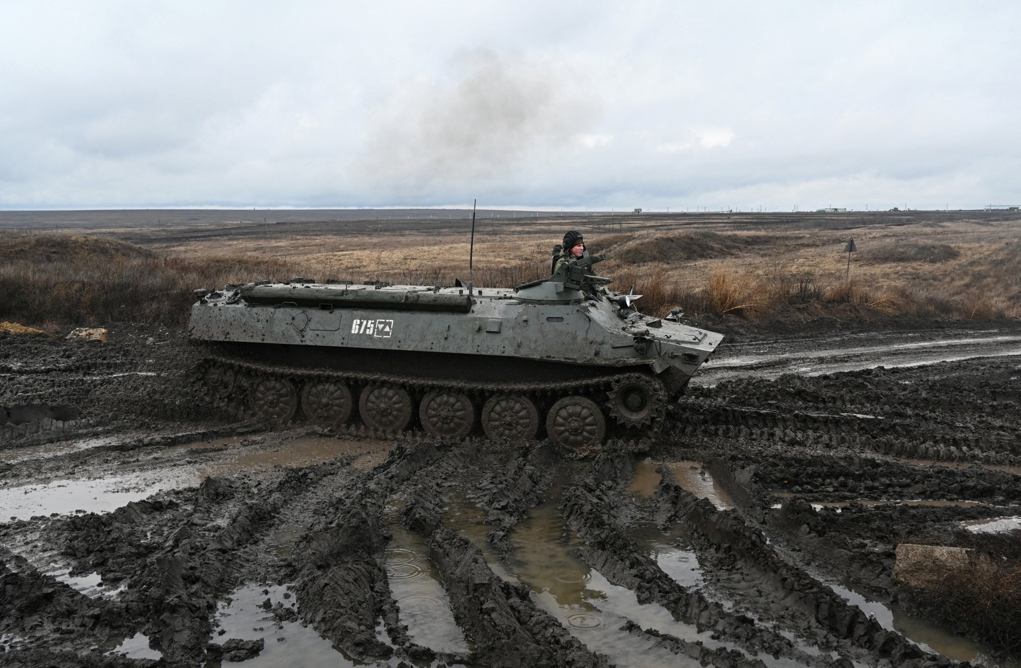 Mud could complicate possible Russian plans for an invasion of Ukraine, US officials say