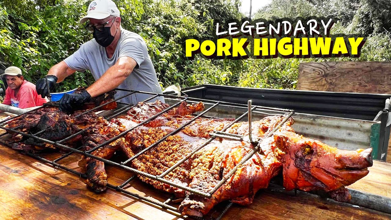 LEGENDARY "PORK HIGHWAY" La Ruta del Lechón FOOD TOUR in Puerto Rico