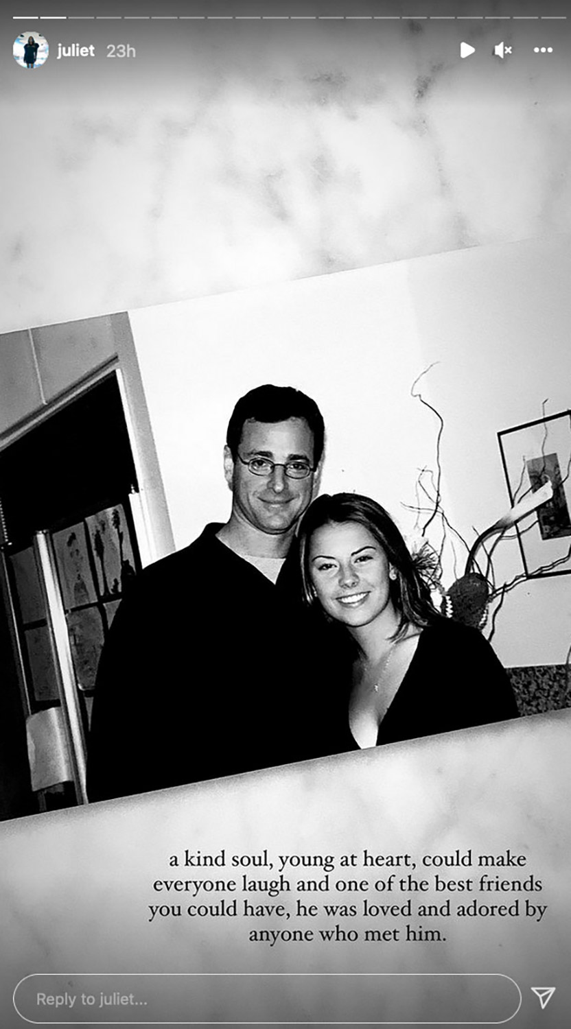 Bob Saget's Ex-Girlfriend Juliet Angus Shares Touching Tribute to Full House Actor: 'A Kind Soul' 