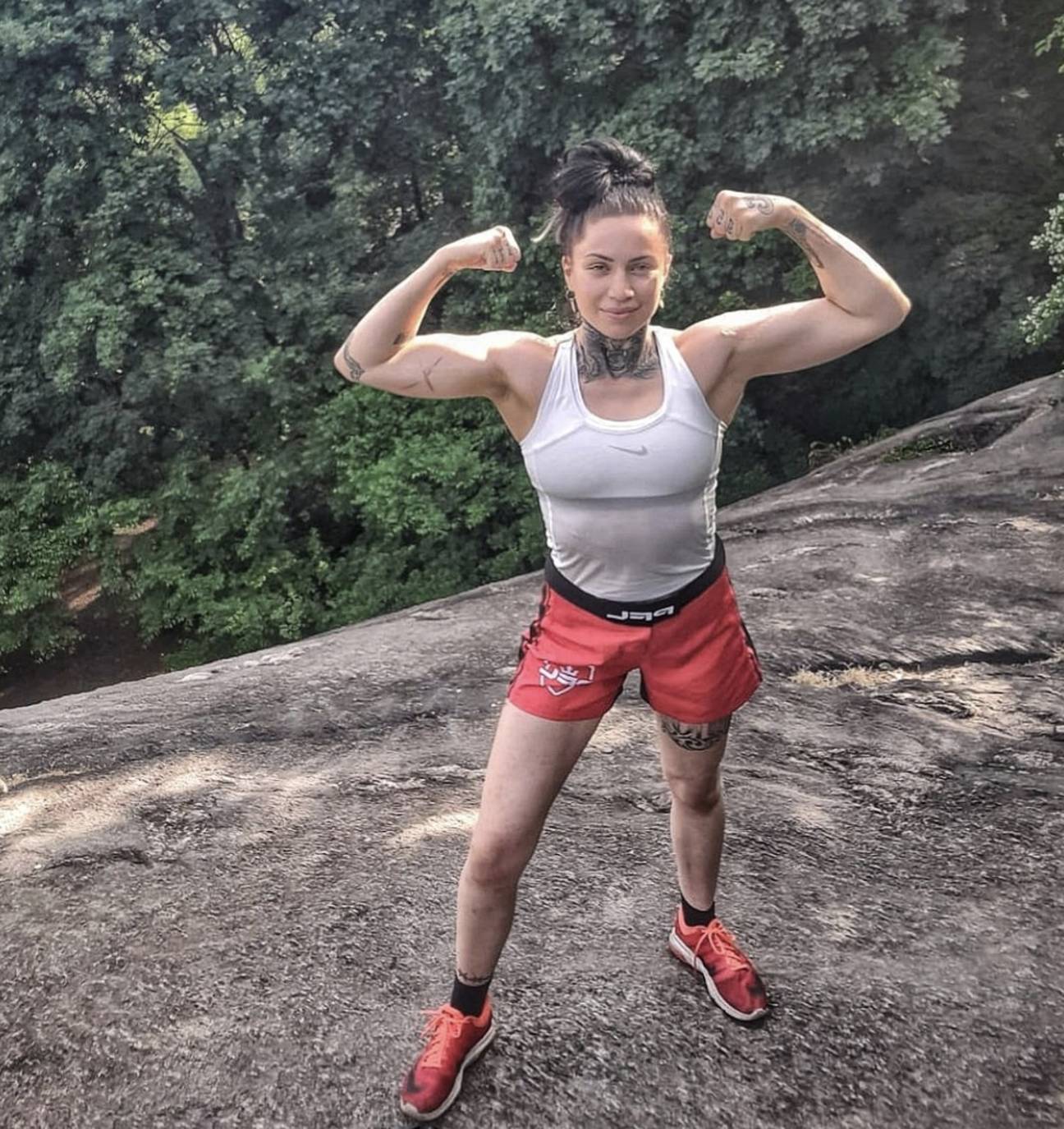 Fan Attempts To Stop Mixed-Gender  MMA Fight Between Pornstar And Plus Size Model