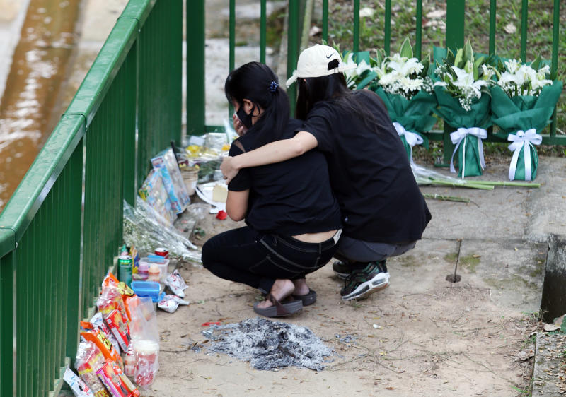 Investigators seen at Greenridge Crescent canal where twin boys were found dead